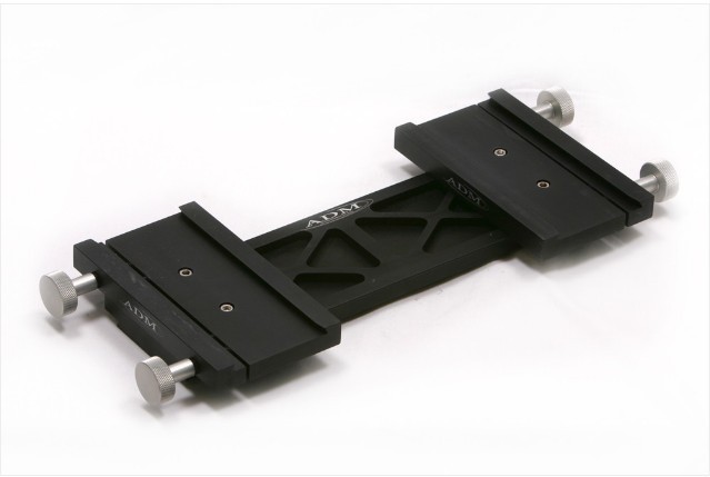 ADM TWO 13" DUAL SADDLES PLATES ON 21" D SERIES DOVETAIL BAR