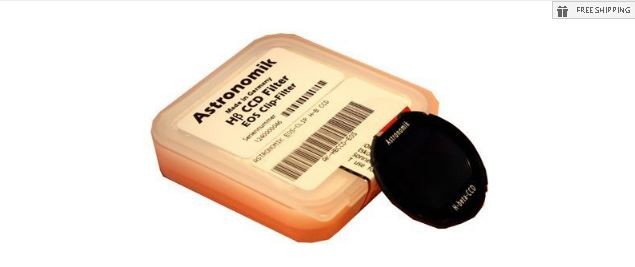 ASTRONOMIK 12NM H-BETA CCD FILTER - CANON EOS APS CLIP