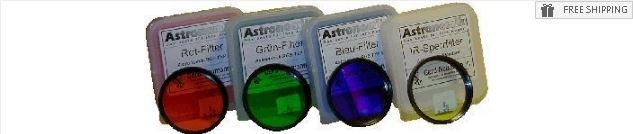 ASTRONOMIK LRGB FILTER SET - 2" ROUND MOUNTED