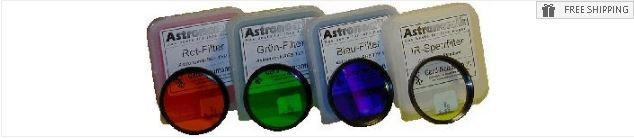 ASTRONOMIK LRGB TYPE 2 FILTER SET - 50MM ROUND UNMOUNTED