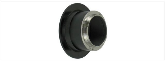 ASTRO PHYSICS NIKON WIDE-MOUNT CAMERA ADAPTER WITH STAINLESS STEEL BAYONET FOR PRIME FOCUS FIELD FLATTENERS