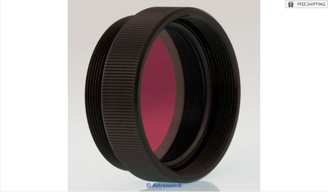 ASTRONOMIK H-ALPHA 12NM CCD FILTER - SC REAR CELL