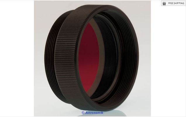 ASTRONOMIK H-ALPHA 6NM CCD FILTER - SC REAR CELL