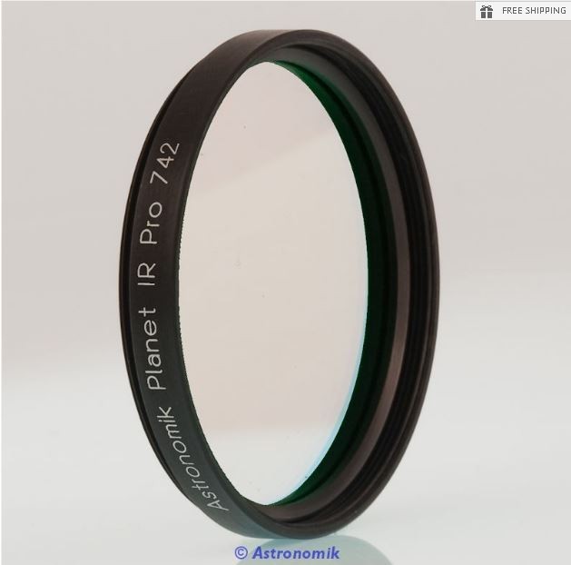 ASTRONOMIK PRO PLANET 742 IR FILTER - 2" ROUND MOUNTED