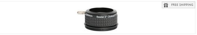 BAADER 2" CLICKLOCK ADAPTER FOR ASTROPHYSICS 2.7" THREAD