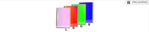 BAADER LRGB FILTER SET - 65MM SQUARE UNMOUNTED