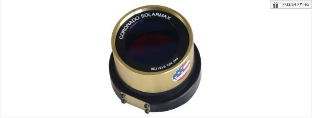 CORONADO SOLARMAX II 40/ RICHVIEW TUNER PACKAGE FOR DOUBLE-STACKING SM40 FILTER SET OR TELESCOPE