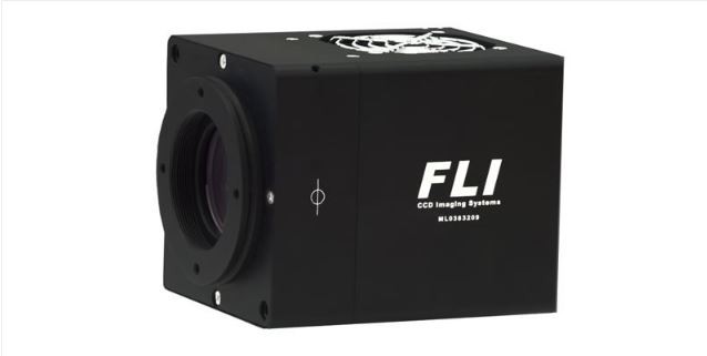 FLI MICROLINE CCD CAMERA WITH FRONT ILLUMINATED E2V 230-42 GRADE 1 SENSOR AND 63.5MM SHUTTER