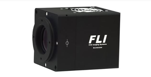 FLI MICROLINE CCD CAMERA WITH E2V 230-42 GRADE 1 BROADBAND SENSOR AND 63.5MM SHUTTER