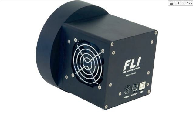 FLI MICROLINE ML50100 MONOCHROME CCD CAMERA WITH 65MM SHUTTER