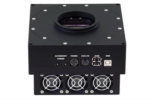 FLI PROLINE CCD CAMERA WITH E2V 77 GRADE 1 SENSOR, FRONT ILLUMINATED & 63.5 MM SHUTTER