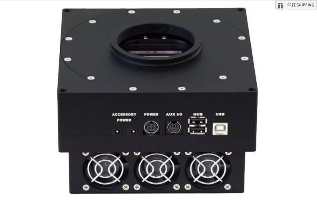 FLI PROLINE PL1001E MONOCHROME GRADE 2 CCD CAMERA WITH 63.5 MM SHUTTER