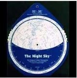 NIGHT SKY PLANISPHERE - 30-40 NORTH