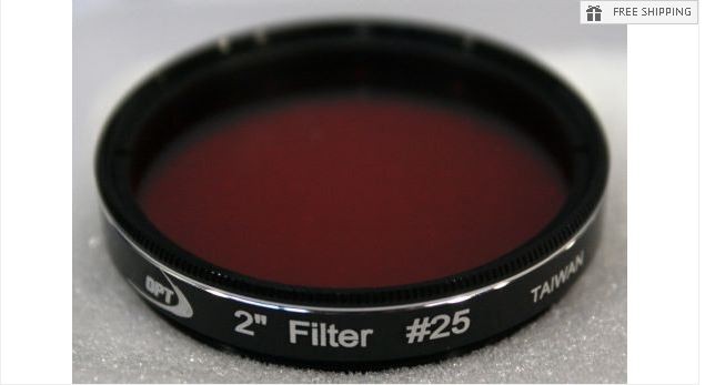 TPO #25 RED COLOR FILTER & CASE - 2"