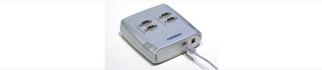 OPTEC USB TO SERIAL FOUR PORT CONVERTER