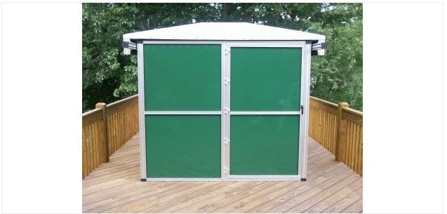 PIER-TECH TELE-STATION 2 ROLL-OFF ROOF OBSERVATORY - 7 'X 7' X 6' I.D.