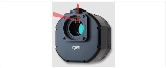 QSI 6120WS 12 MP COOLED CCD CAMERA W/ MECHANICAL SHUTTER & 5-POSITION CFW