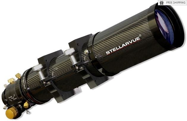 STELLARVUE 102MM APO TRIPLET REFRACTOR - CARBON FIBER TUBE & 3" FEATHER TOUCH FOCUSER