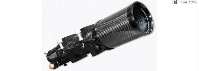 STELLARVUE 90MM APO TRIPLET REFRACTOR TELESCOPE WITH CARBON FIBER TUBE - 2.5" SV FOCUSER