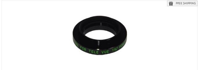 TELE VUE POWERMATE T-RING ADAPTER - 1.25"