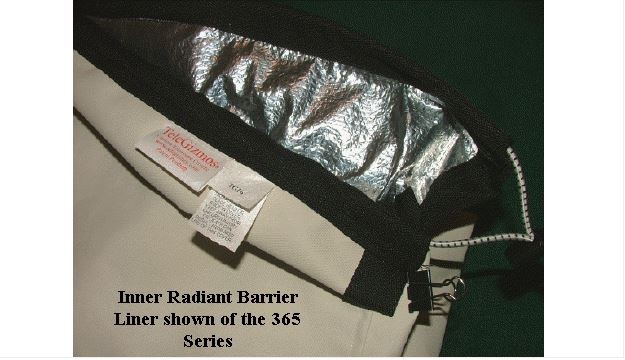 TELEGIZMOS 365 SERIES COVER FOR MEADE 16" LIGHTBRIDGE TELESCOPE - VERTICAL PARK