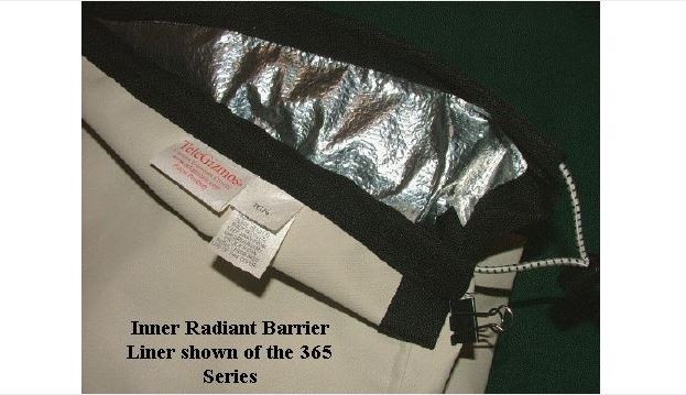 TELEGIZMOS 365 SERIES COVER FOR 3" - 4" REFRACTOR TELESCOPES