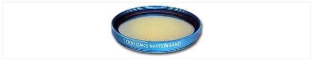 1000 OAKS NARROWBAND FILTER - 1.25" ROUND MOUNTED