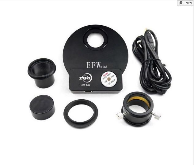 ZWO FIVE POSITION ELECTRONIC FILTER WHEEL - 1.25" AND 31MM