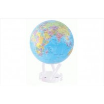 TURTLETECH MOVA EARTH GLOBE BLUE WITH POLITCAL MAP 8.5"